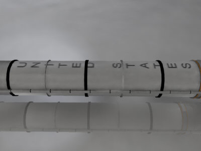 3d model ares 1 rocket - ARES 1 Rocket by Monkey Wrench
